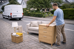 Bordsteintransport in Essen anfragen mit dem Möbeltaxi